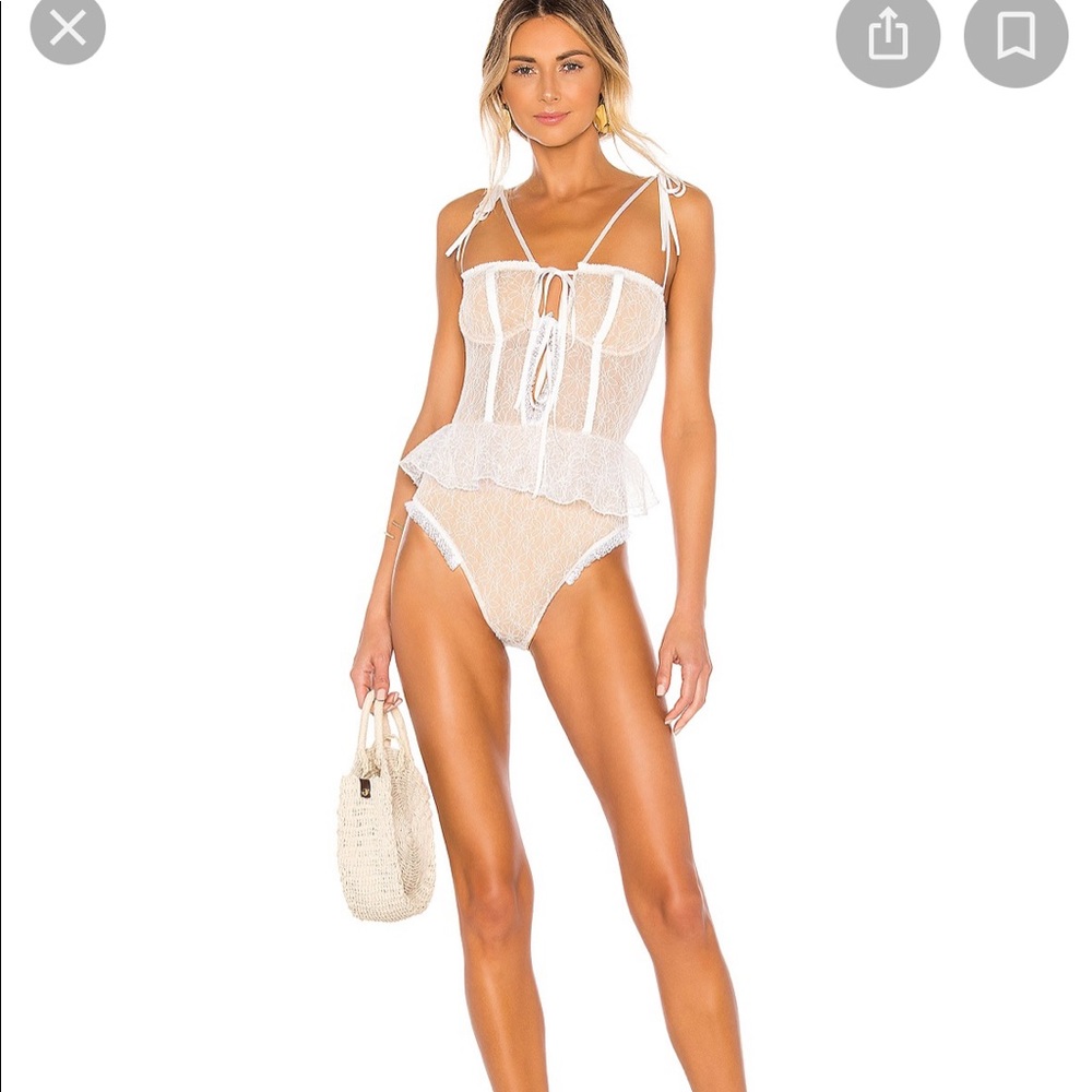 Beach Riot x V. Chapman Lace Rosie One Piece